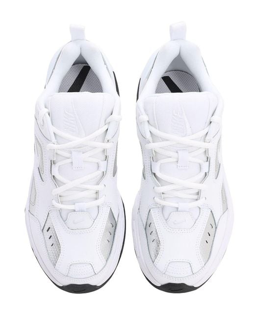 Nike Leather White \u0026 Silver M2k Tekno 
