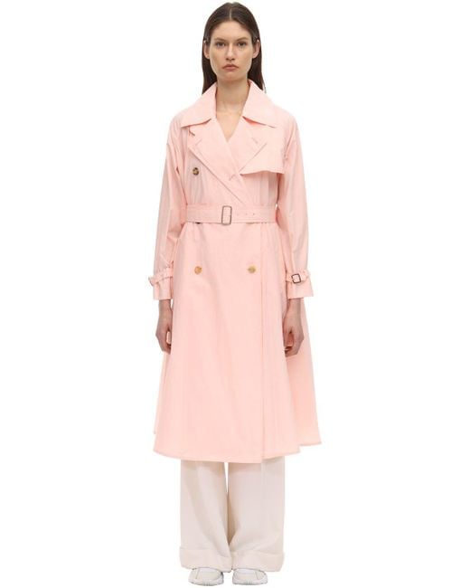 trench coat pink