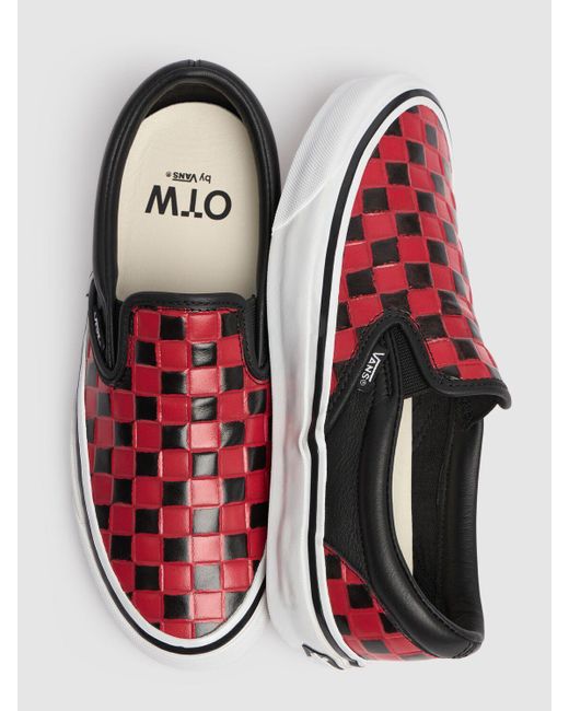 スニーカー Vans OTW Classic Slip-On 98 Vibram Sneaker Vans OTW Classic Slip-On 98 Vibram Sterling Ruby Claw Print