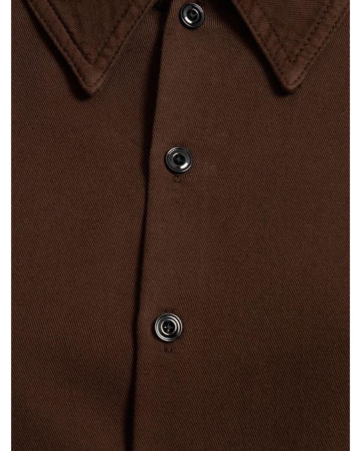 Lemaire デニムシャツ Brown