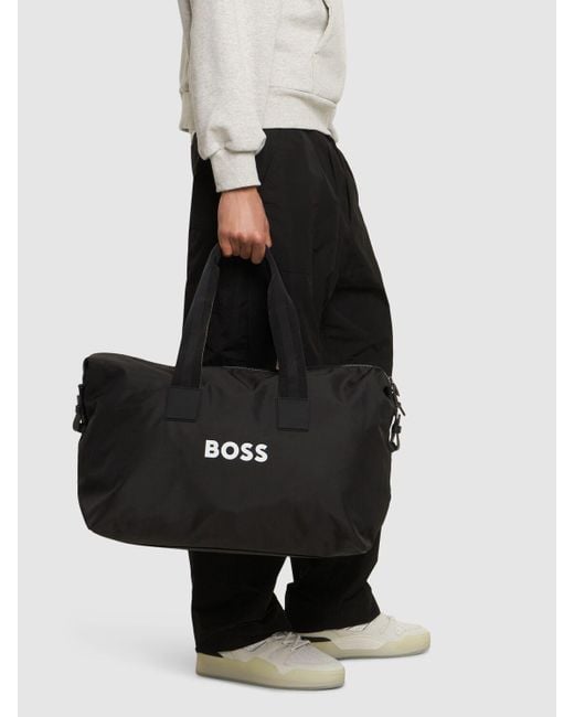 Boss Black Catch Logo Duffle Bag for men