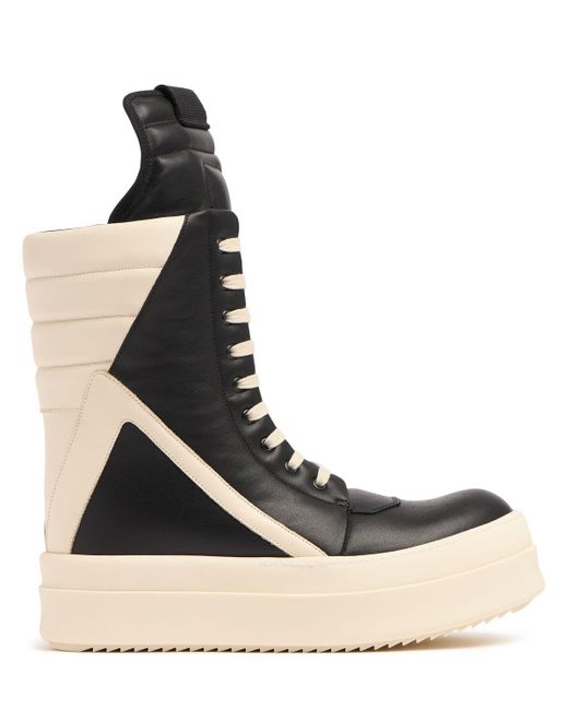 Rick Owens Herren Sneakers „Mega Geobasket“ in Black für Herren