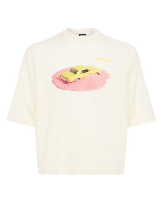 T-shirt En Jersey De Coton Imprimé Le Voiture Jacquemus pour homme en coloris Multicolor