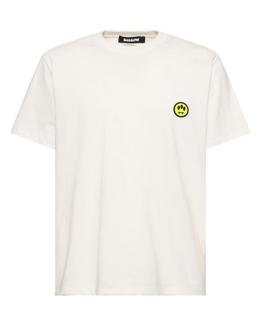 Barrow White Smile T-shirt for men