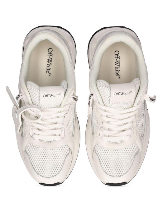 Sneakers kick off de piel 20mm Off-White c/o Virgil Abloh de color White