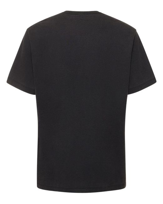 Doublet Black Android Print Cotton T-Shirt for men