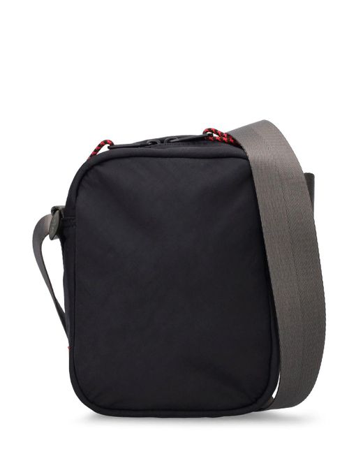 DIESEL Black Logo Recycled Nylon Crossbody Bag for men