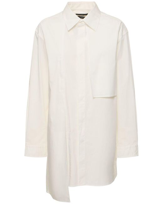 Y-3 White Cotton Blend Shirt