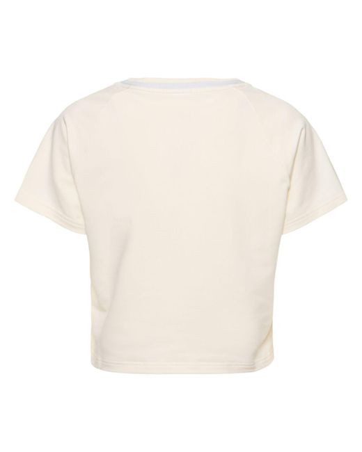 T-shirt cropped palomo baby di PUMA in White