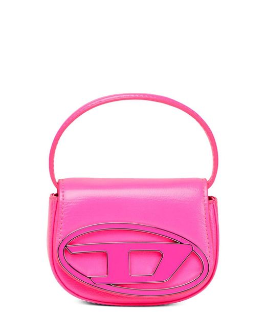 DIESEL Pink Xs 1dr Leather Top Handle Bag