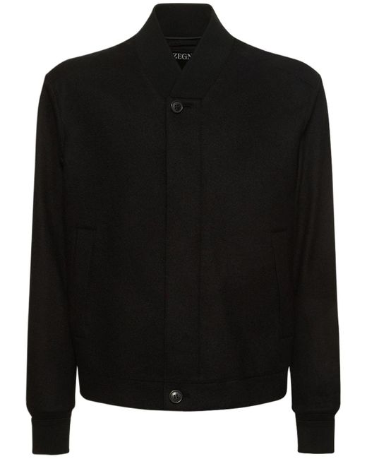 Zegna Oasi Cashmere Casual Jacket in Black for Men | Lyst