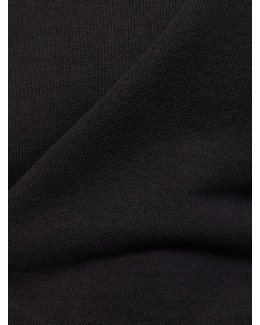 Felpa in maglia di cotone di Auralee in Black da Uomo