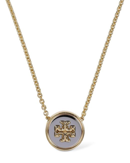 Tory Burch Metallic Kira Pendant Necklace