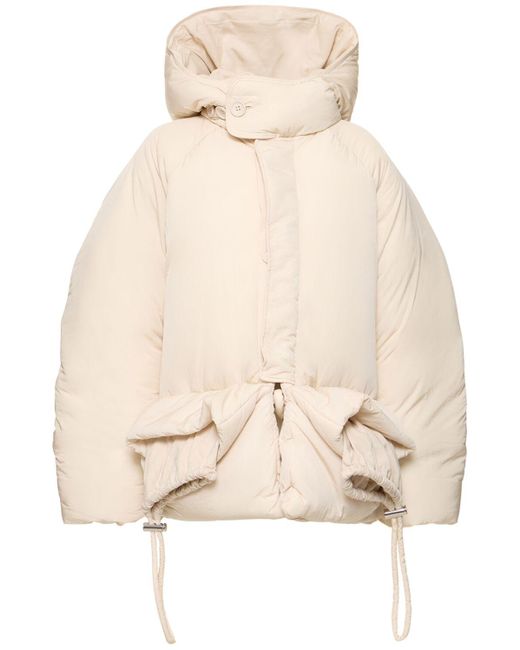 Jacquemus Natural La Doudoune Capullo Oversized Shell Jacket