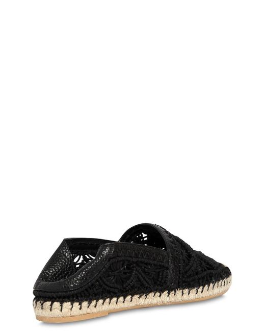 valentino black espadrilles