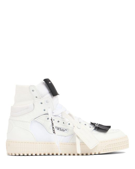 Off-White c/o Virgil Abloh White 20Mm 3.0 Off Court Leather Sneakers
