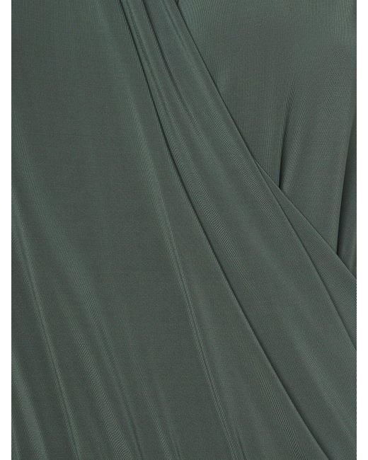Tuta drappeggiata nettare in jersey di viscosa di Weekend by Maxmara in Green