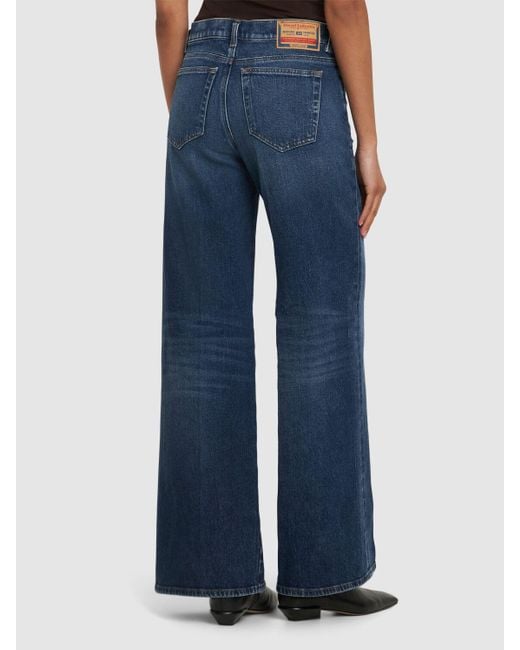 Mujer Jeans Anchos De Algodón DIESEL de color Blue