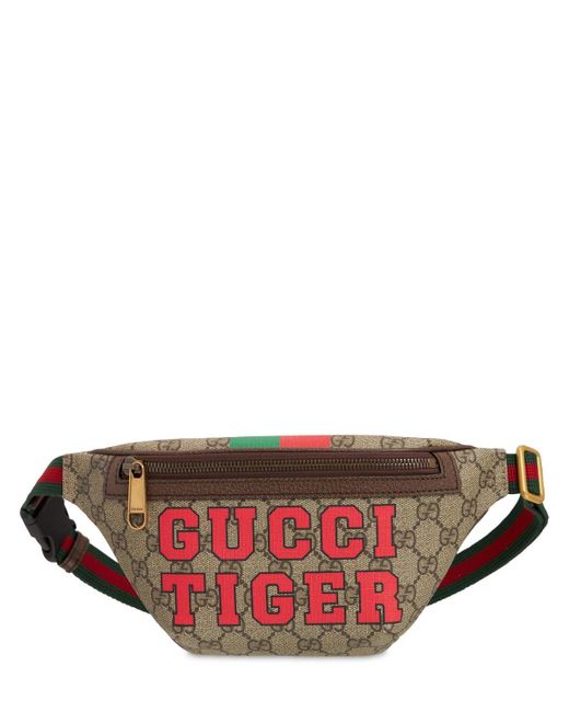 Gucci Gürteltasche " Tiger Gg Supreme" in Natural für Herren