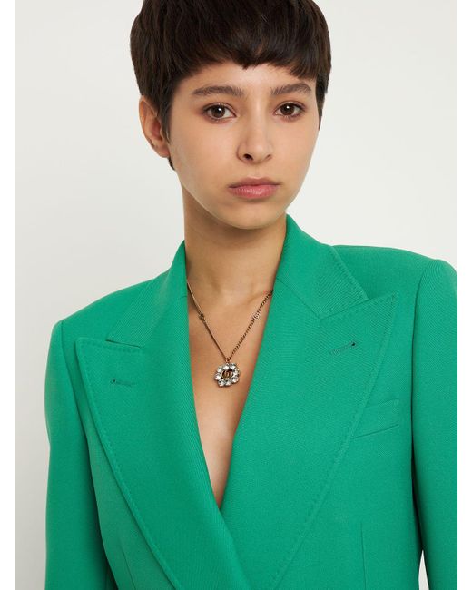 Collar "gg Marmont" Con Cristales Gucci de color Metallic