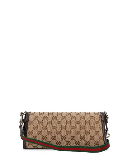 Gucci Brown gg Canvas Shoulder Bag