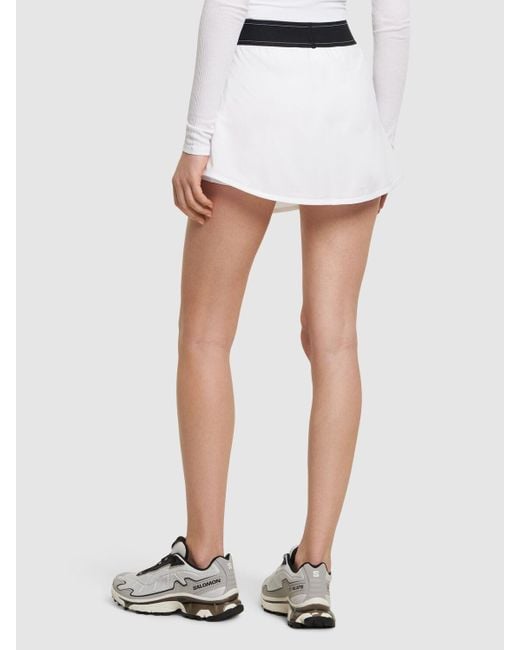 Alo Yoga White Match Point Tennis Skirt