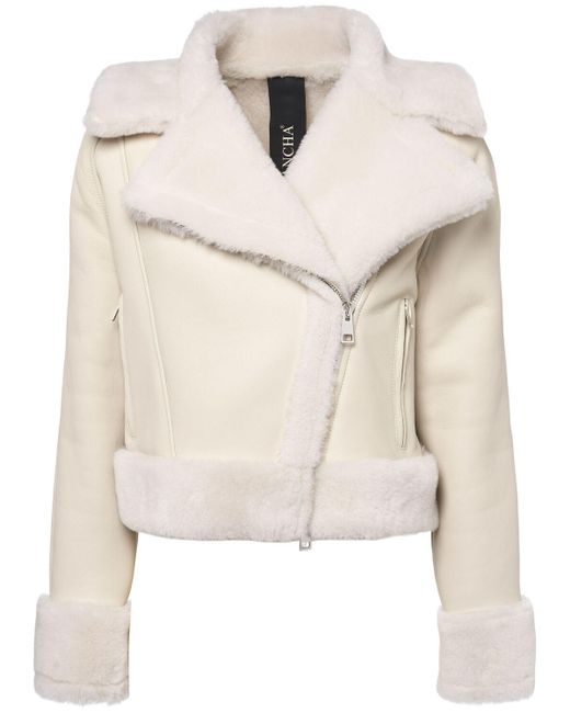 Blancha Natural Shearling Jacket