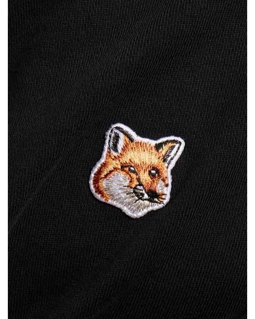 Maison Kitsuné Black Fox Head Patch Regular Hoodie for men