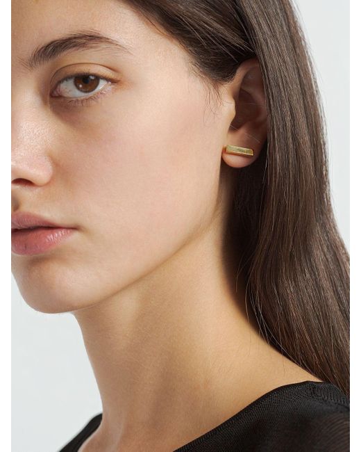 【関税&送料込】Saint Laurent Asymmetrical Earrings With Pea Saint Laurent Asymmetric pearl earrings cassandre | The