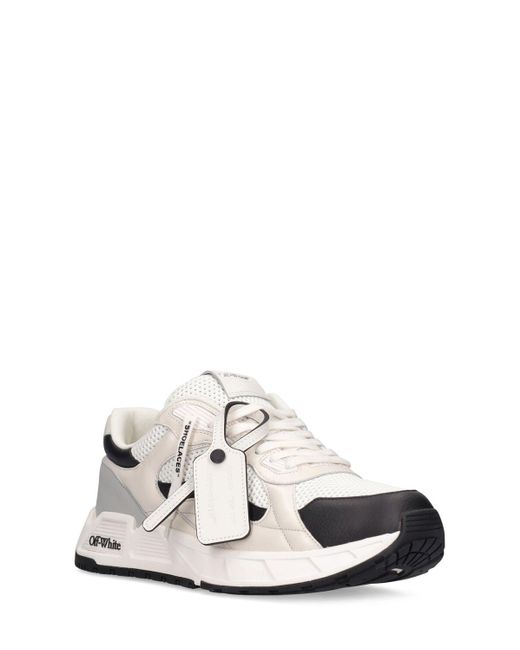 Off-White c/o Virgil Abloh White 20mm Kick Off Leather Sneakers