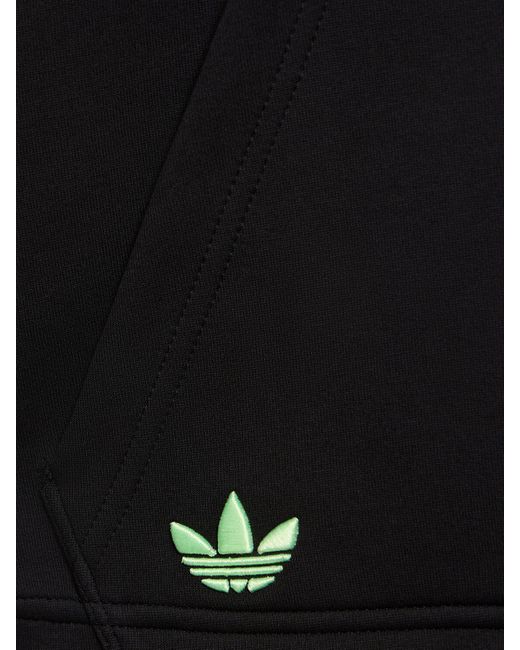 Adidas Originals Black 3 Stripe Hoodie