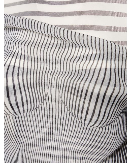 Jean Paul Gaultier Body Morphing メッシュドレス Gray