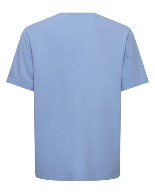 Maison Kitsuné Blue Bold Fox Head Patch Comfort T-shirt for men