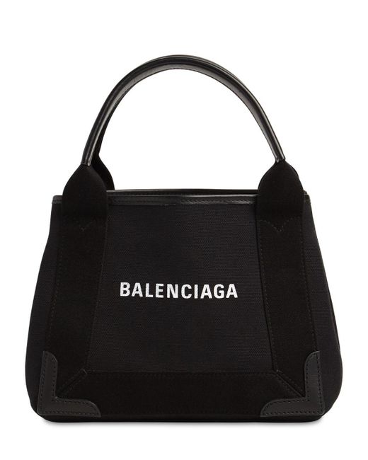 balenciaga cabas xs black