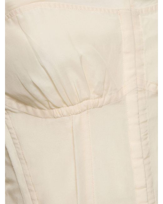Ulla Johnson Natural Abilene Cotton & Silk Top