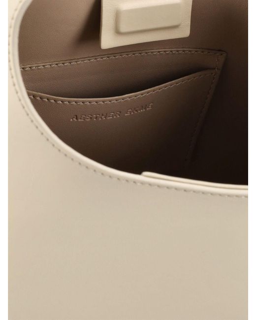 Aesther Ekme Natural Mini Sac Smooth Leather Top Handle Bag