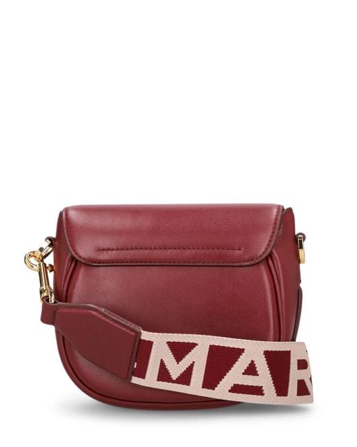 Marc Jacobs The Small J Marc レザーサドルバッグ Red