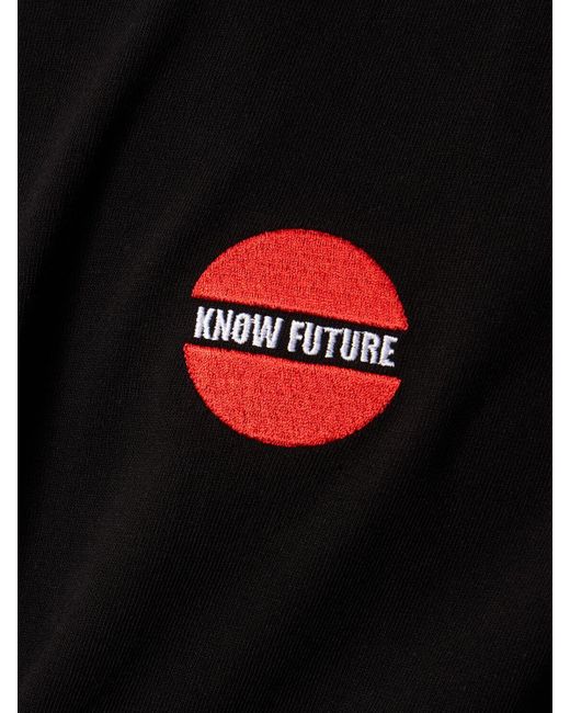 Sacai Black Know Future T-Shirt for men