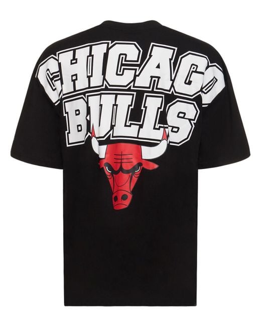 KTZ Black Nba Chicago Bulls Oversized T-shirt for men