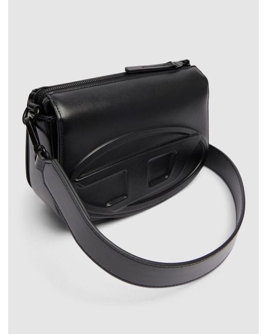 メンズ DIESEL 1dr レザーバッグ Black