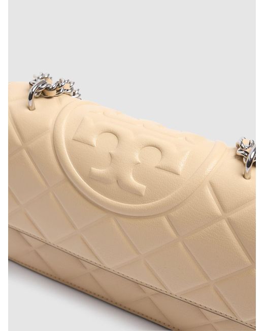 Tory Burch スモール Fleming コンバーチブル ショルダーバッグ Natural