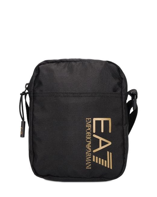 EA7 2l Train Core Small Crossbody Bag in Black/Gold (Black) for Men Lyst
