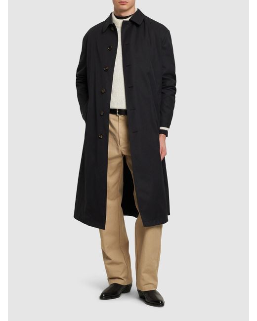 Trench-coat en coton mélangé Bally pour homme en coloris Black