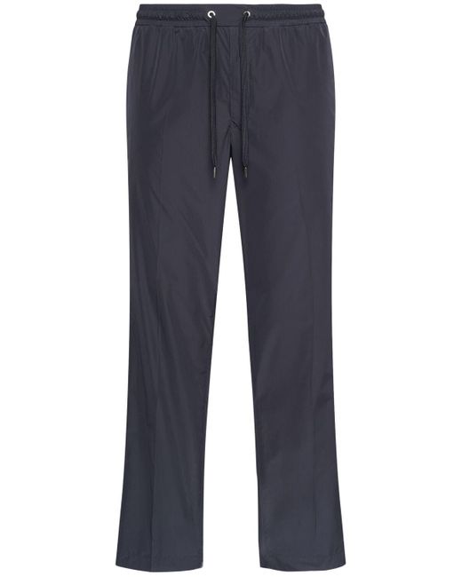 Moncler Hose Aus Technostoff in Blue für Herren