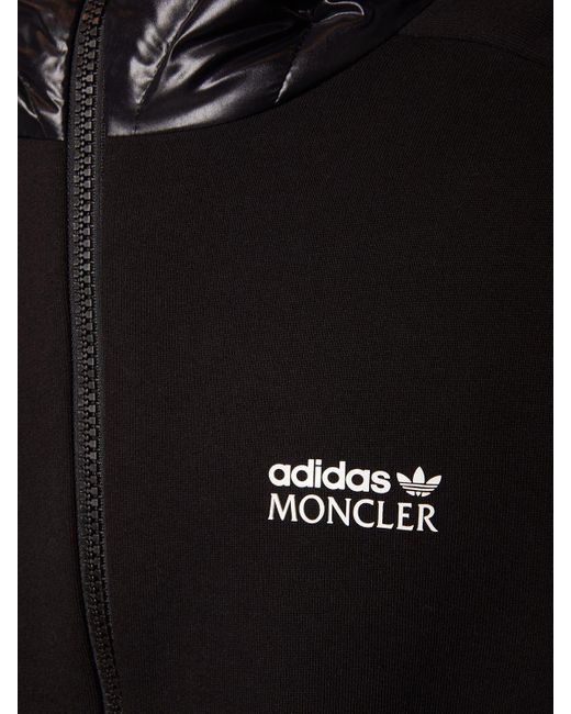 Moncler Genius Moncler X Adidas コットンスウェットシャツ ブラック