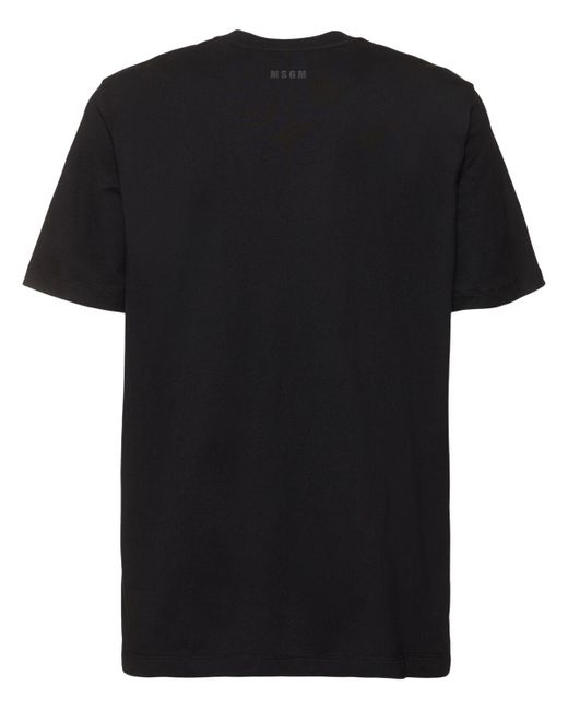 メンズ MSGM コットンtシャツ Black