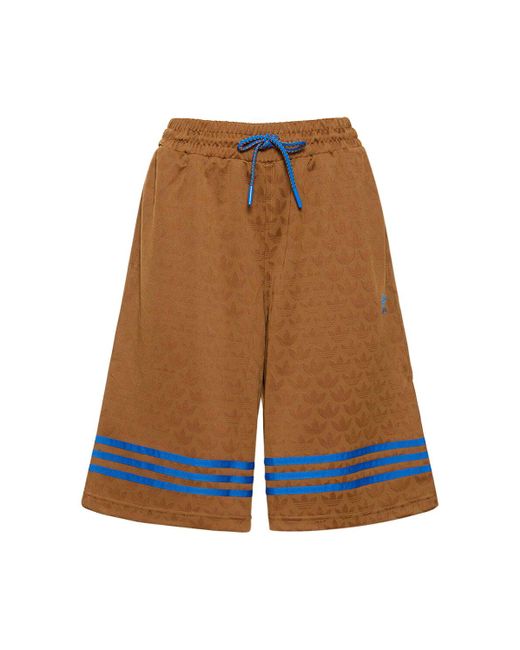 Adidas Originals Brown Bb Monogram Shorts