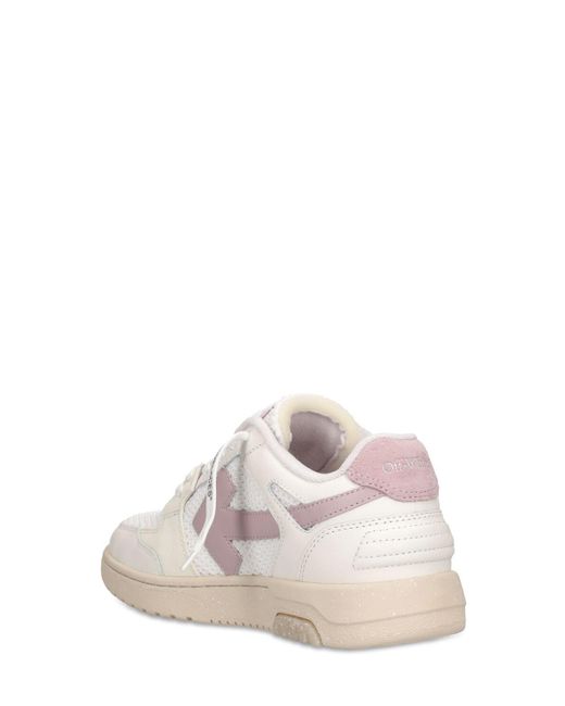 Off-White c/o Virgil Abloh Pink 20mm Leder-sneakers "out Of Office"