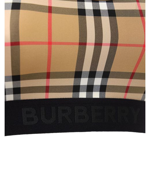 Burberry Check Print Techno Top Lyst UK