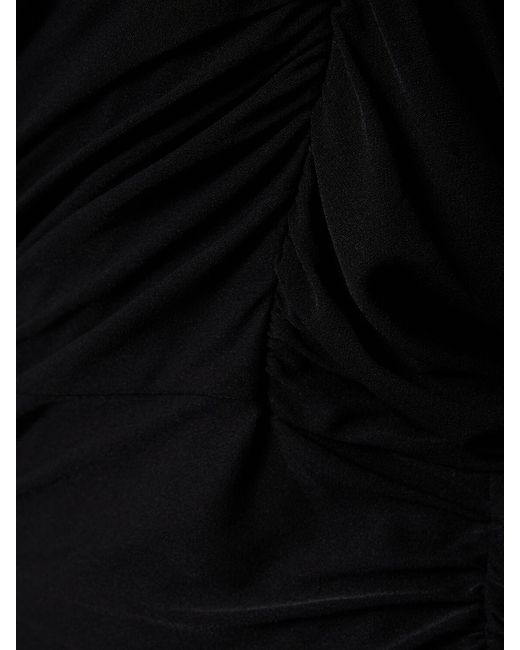 Robe courte en jersey stretch Helmut Lang en coloris Black